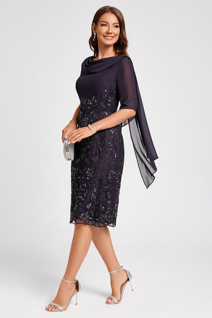 Robe Moulante Chic Brodée - gallery 4
