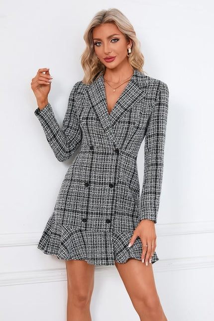 Robe Moulante Manches Longues