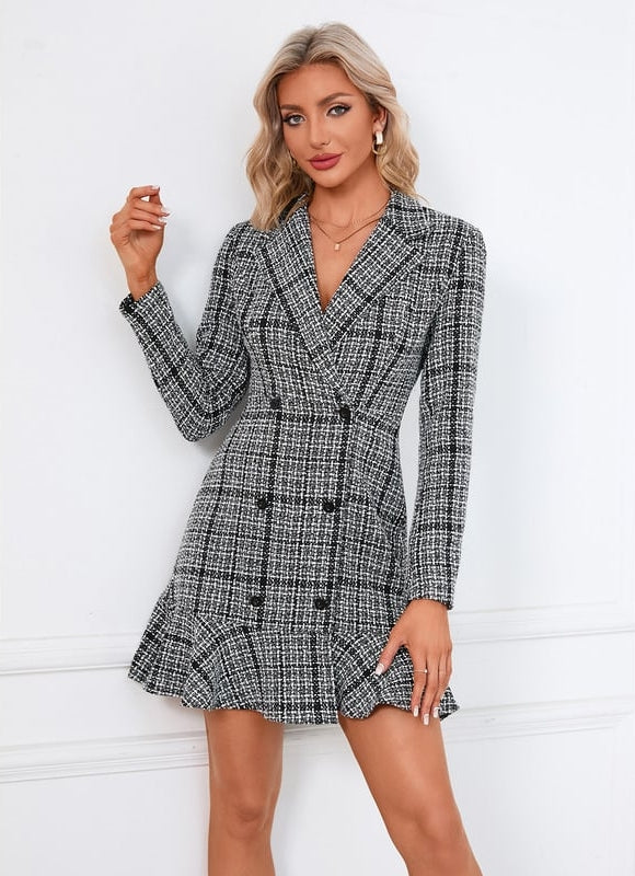Robe Moulante Manches Longues
