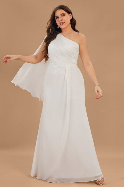 Robe Moulante Asymétrique Fluide - gallery 8