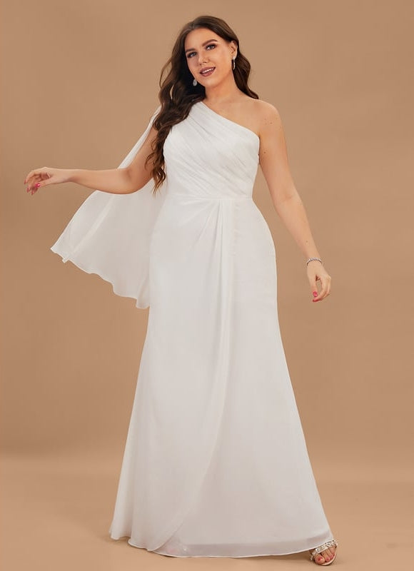 Robe Moulante Asymétrique Fluide - gallery 8