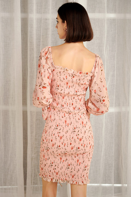 Robe Moulante À Motifs Abstraits - gallery 2