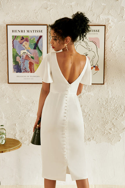 Robe Moulante Ajustée Côtelée - gallery 3