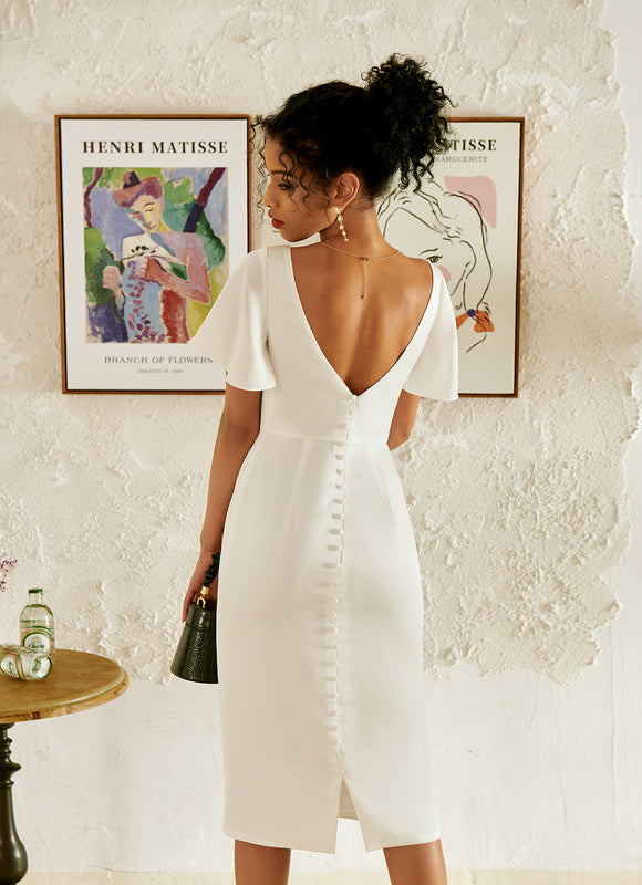 Robe Moulante Ajustée Côtelée - gallery 3