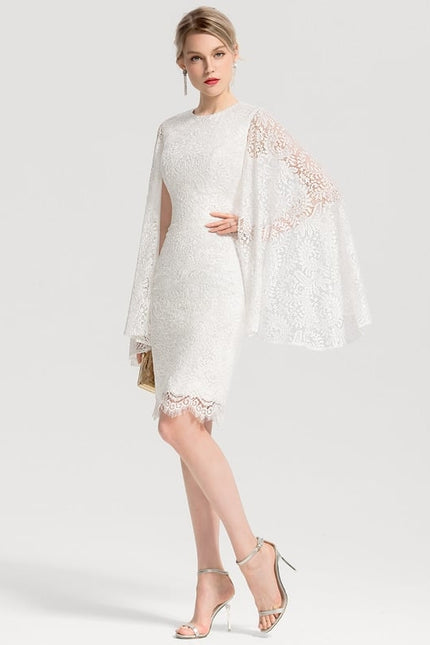 Robe Moulante Dentelle Élégante - gallery 2