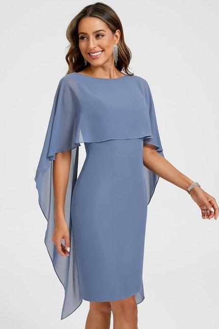 Robe Moulante Fluide Violette - gallery 4