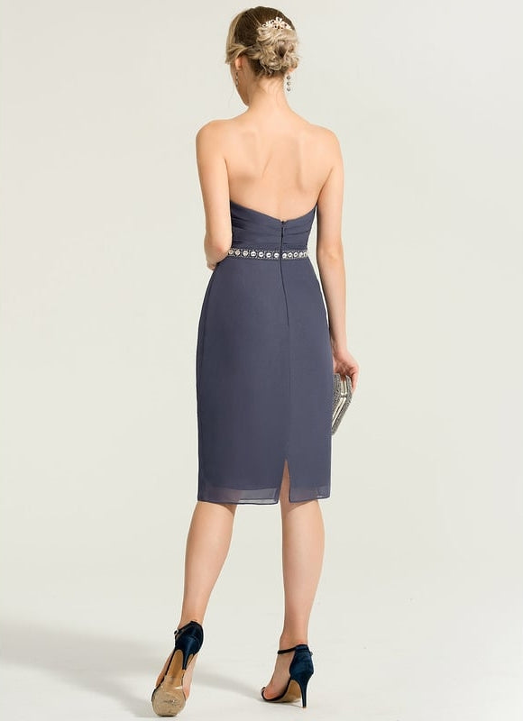 Robe Moulante Tulle Brodée - gallery 3
