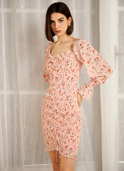 Robe Moulante À Motifs Abstraits