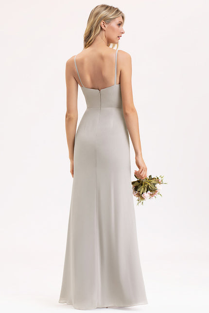Robe Moulante Demoiselle Dhonneur Fluide - gallery 5