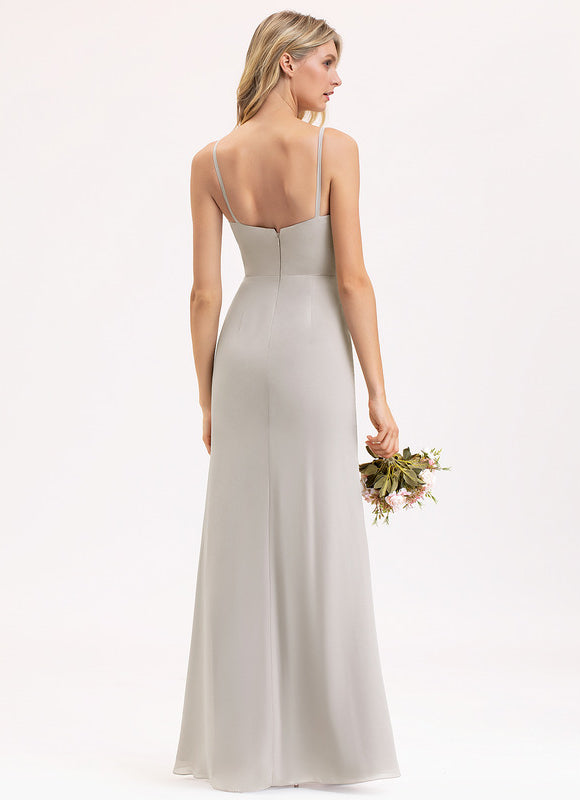 Robe Moulante Demoiselle Dhonneur Fluide - gallery 5