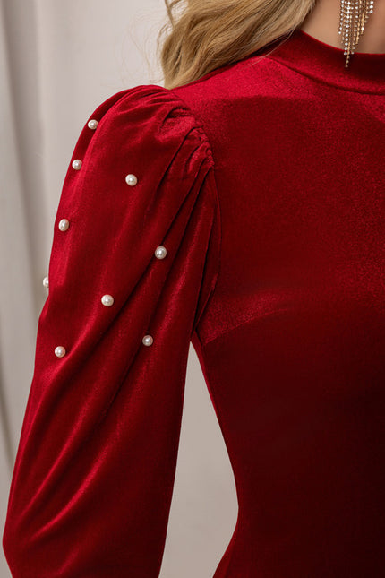 Robe Velours Moulante - gallery 2