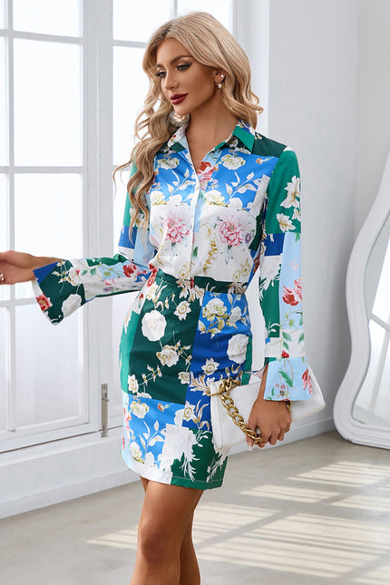 Robe Moulante Courte Manche Longue - gallery 2
