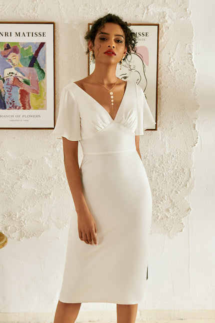 Robe Moulante Ajustée Côtelée - gallery 1