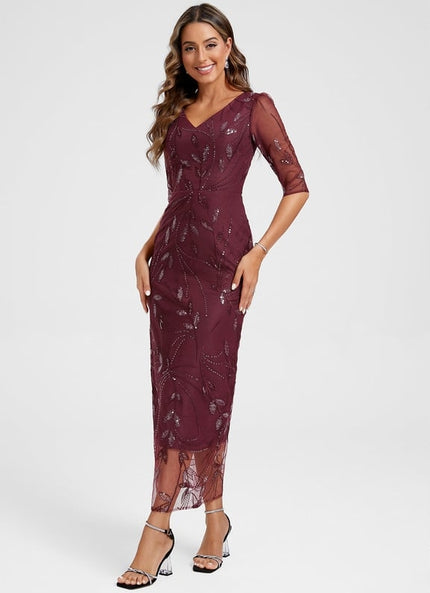 Robe Longue Moulante Dentelle