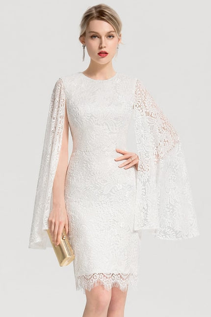 Robe Moulante Dentelle Élégante
