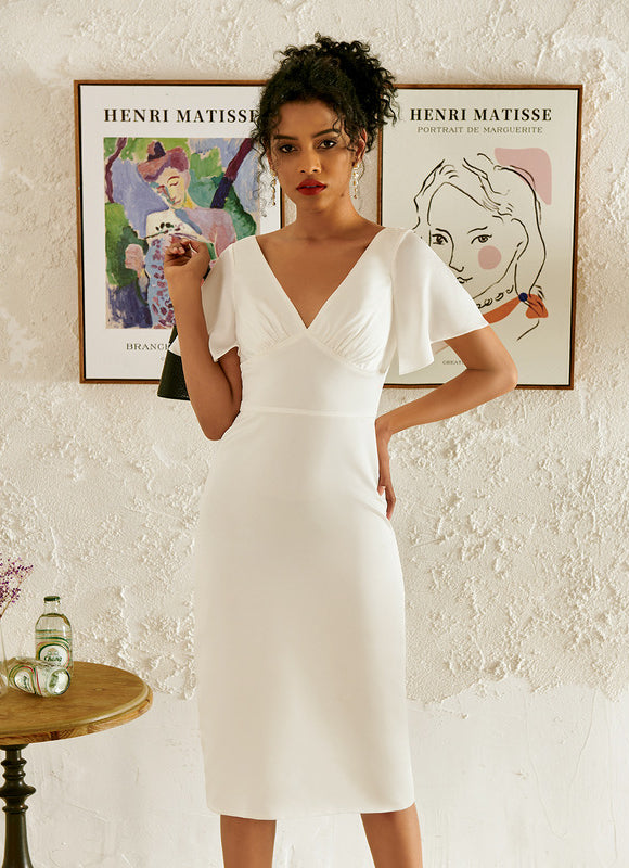 Robe Moulante Ajustée Côtelée - gallery 2