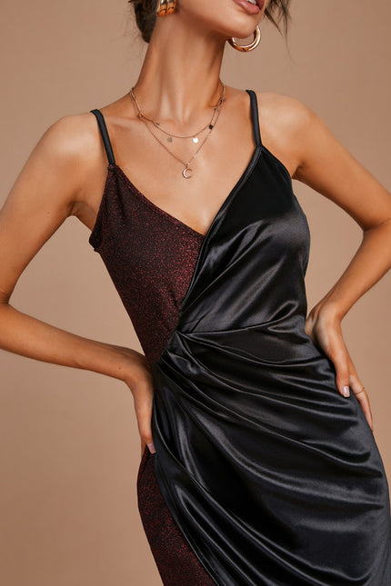 Robe Moulante Vaporeuse Frangée - gallery 2