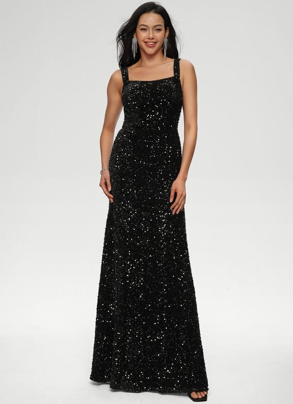 Robe De Soiree Moulante Noir - gallery 1