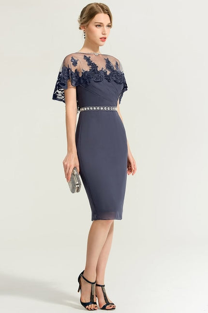Robe Moulante Tulle Brodée - gallery 4