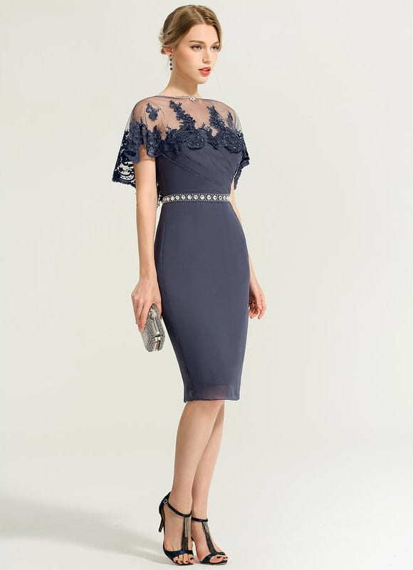 Robe Moulante Tulle Brodée - gallery 4