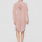 Robe Moulante Rose Brodée - gallery 1