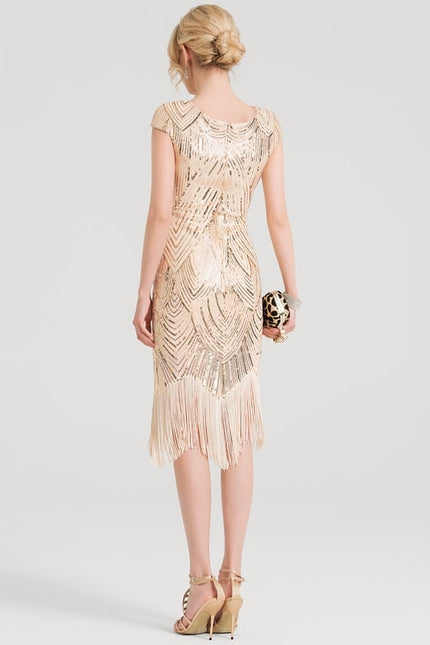 Robe Moulante Paillette Doré - gallery 3