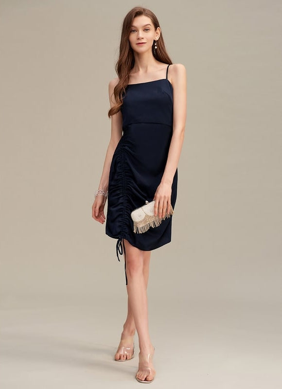 Robe Moulante À Bretelles