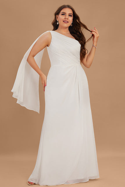 Robe Moulante Asymétrique Fluide - gallery 6