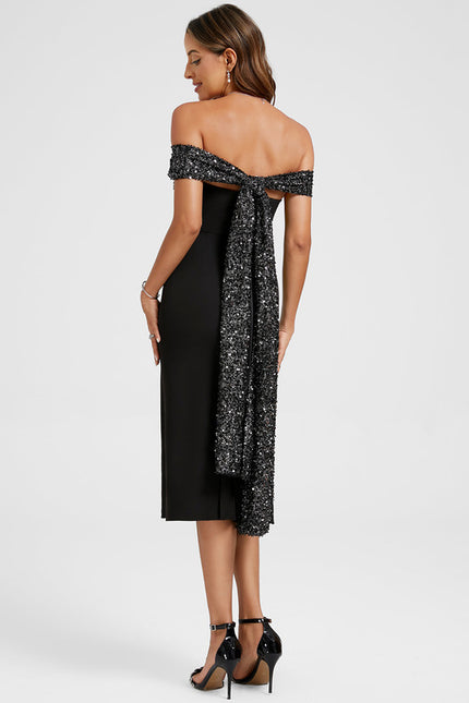 Robe Moulante À Paillettes - gallery 6