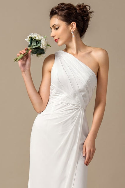 Robe Moulante Asymétrique Fluide - gallery 3