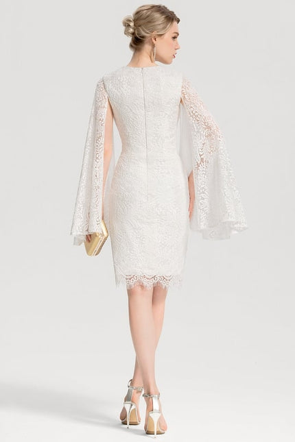 Robe Moulante Dentelle Élégante - gallery 3