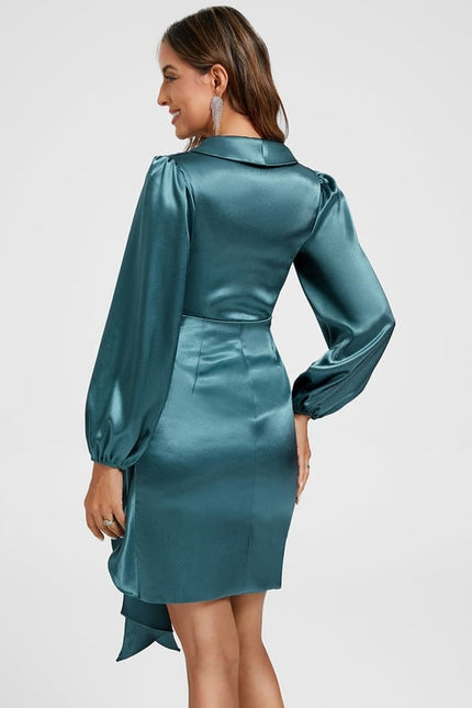 Robe Cocktail Courte Moulante - gallery 5