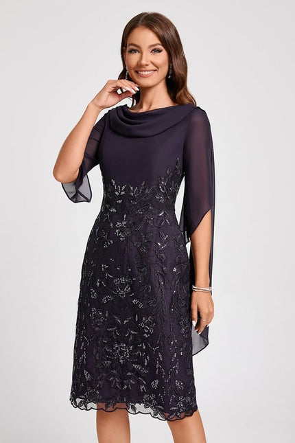 Robe Moulante Chic Brodée - gallery 6