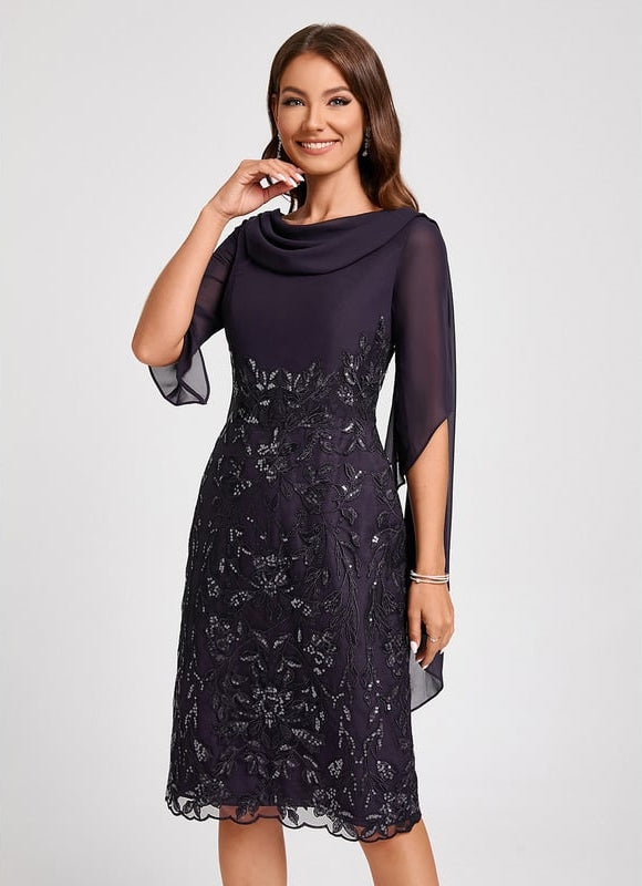 Robe Moulante Chic Brodée - gallery 6