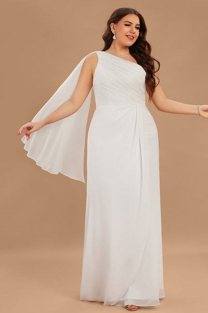 Robe Moulante Asymétrique Fluide - gallery 9