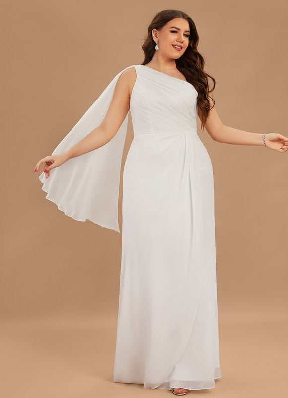 Robe Moulante Asymétrique Fluide - gallery 9