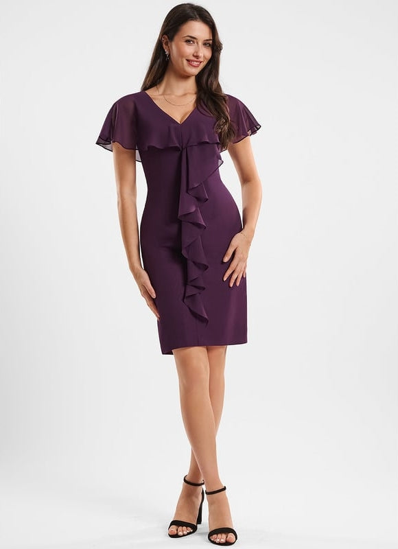 Robe Moulante Volantée