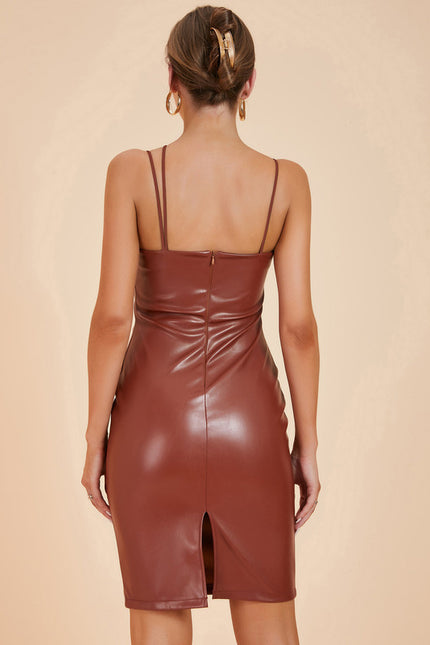 Robe Moulante Vaporeuse Frangée - gallery 4