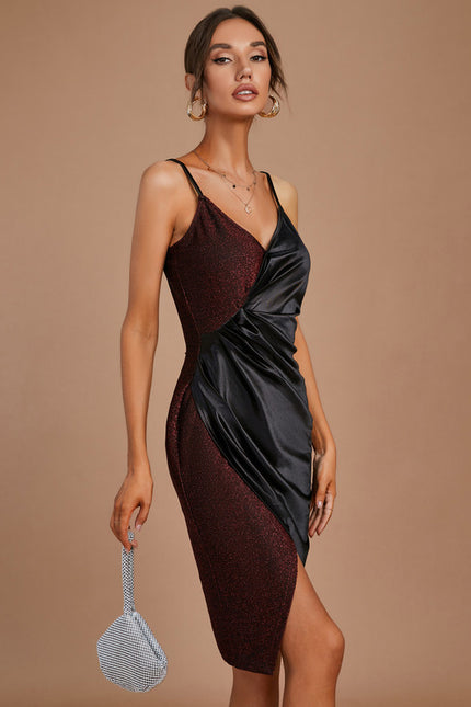 Robe Moulante Vaporeuse Frangée - gallery 1