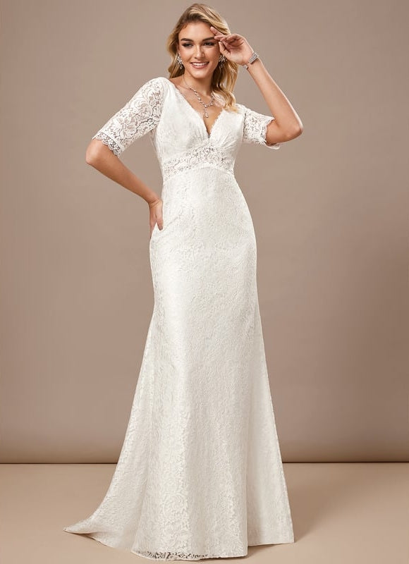 Robe Moulante En Dentelle Élégante - gallery 3