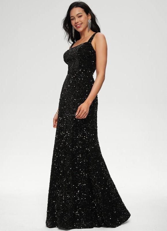 Robe De Soiree Moulante Noir - gallery 2