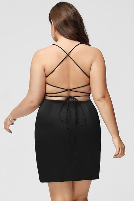 Robe Noir Courte Moulante - gallery 7