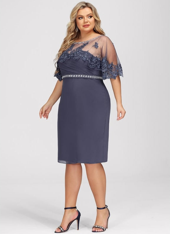 Robe Moulante Tulle Brodée - gallery 8