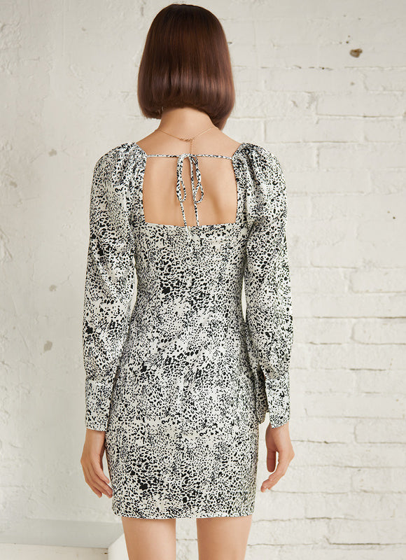 Robe Moulante À Motifs Abstraits - gallery 2