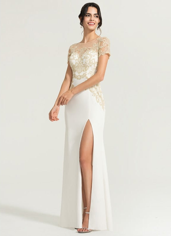 Robe Moulante Élégante Dentelle - gallery 2