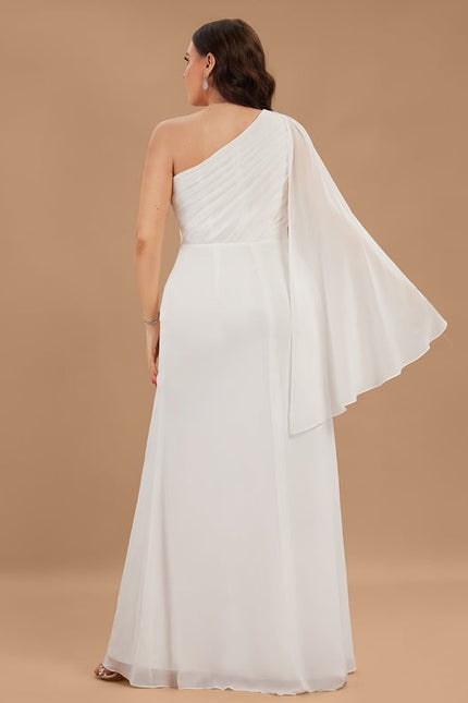 Robe Moulante Asymétrique Fluide - gallery 7