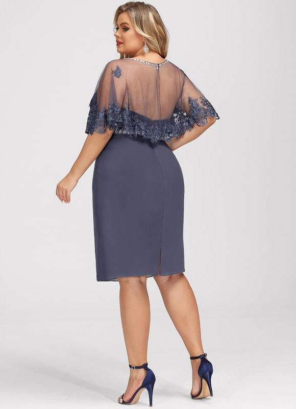 Robe Moulante Tulle Brodée - gallery 9