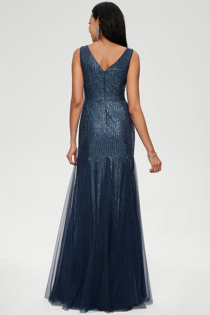 Robe Moulante Dorée Scintillante - gallery 3