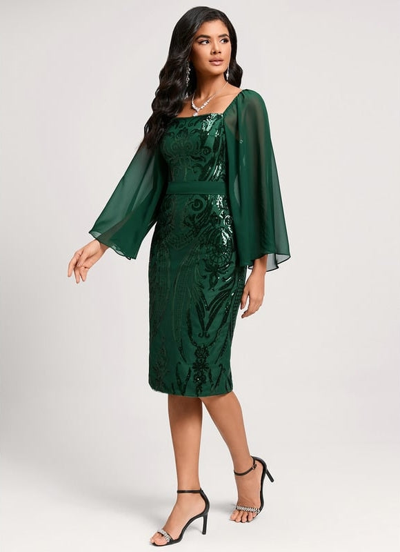 Robe Pres Du Corps Mais Pas Moulante - gallery 3