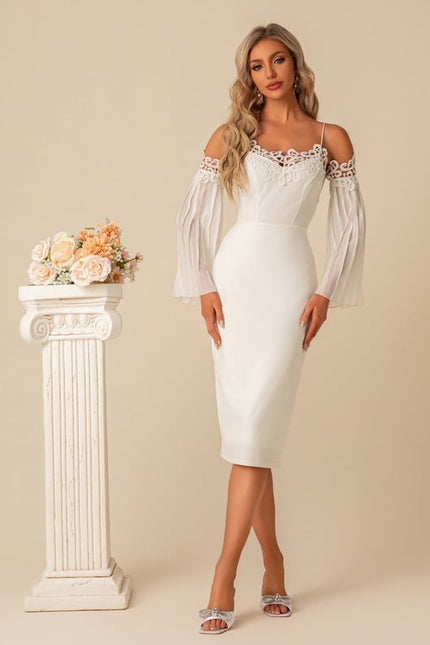 Robe Moulante Épaules Dénudées - gallery 1